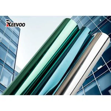 Blue Privacy Solar Mirror אינפרא אדום סרט זכוכית רעיוני